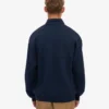 Bio-Pullover mit Troyer – Marineblau