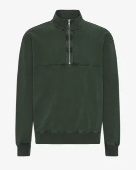 Bio-Pullover mit Troyer – Midnight Forest