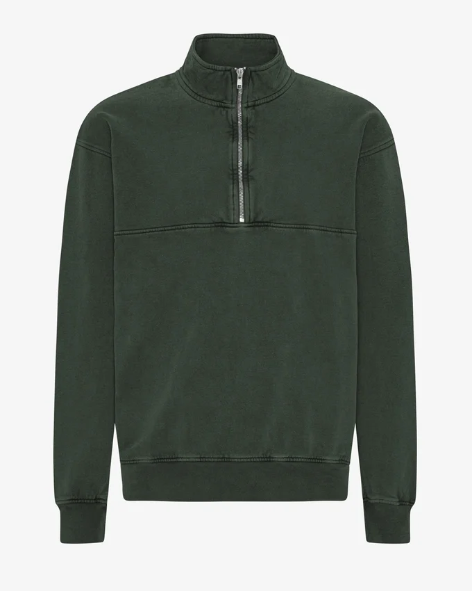 Bio-Pullover mit Troyer – Midnight Forest