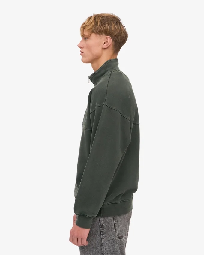 Bio-Pullover mit Troyer – Midnight Forest