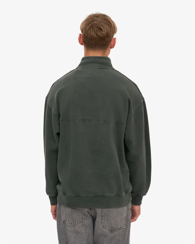Bio-Pullover mit Troyer – Midnight Forest