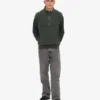 Bio-Pullover mit Troyer – Midnight Forest