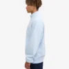 Bio-Pullover mit Troyer – Polar-Blau