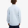 Bio-Pullover mit Troyer – Polar-Blau