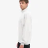 Bio-Pullover mit Troyer – Schneemelange