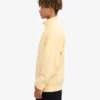 Bio-Pullover mit Troyer – Soft Yellow
