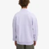 Bio-Pullover mit Troyer – Zartes Lavendel