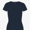 Bio-Ripp-T-Shirt – Marineblau