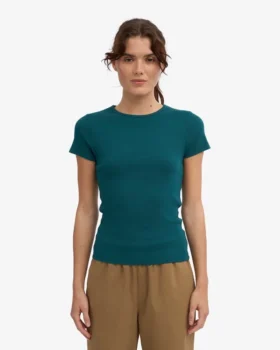 Bio-Ripp-T-Shirt – Ocean Green