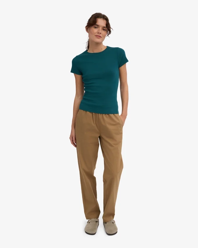 Bio-Ripp-T-Shirt – Ocean Green