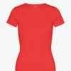Bio-Ripp-T-Shirt – Red Tangerine