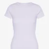 Bio-Ripp-T-Shirt – Zartes Lavendel