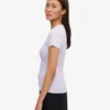 Bio-Ripp-T-Shirt – Zartes Lavendel
