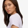 Bio-Ripp-T-Shirt – Zartes Lavendel