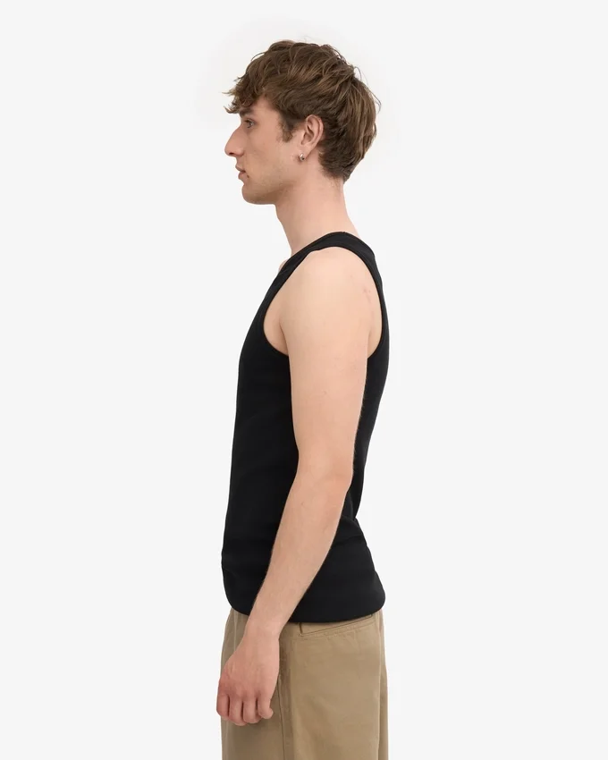 Bio-Ripp-Tanktop – Deep Black