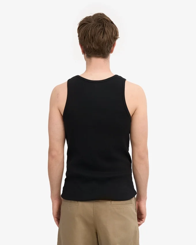 Bio-Ripp-Tanktop – Deep Black