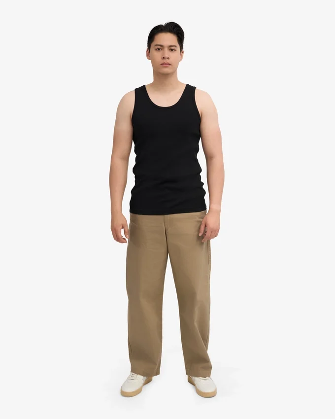 Bio-Ripp-Tanktop – Deep Black