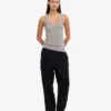 Bio-Ripp-Tanktop für Damen – Meliert-Grau