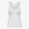 Bio-Ripp-Tanktop für Damen – Schneemelange