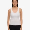 Bio-Ripp-Tanktop für Damen – Schneemelange