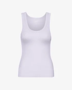 Bio-Ripp-Tanktop für Damen – Soft Lavender