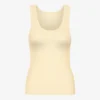 Bio-Ripp-Tanktop für Damen – Soft Yellow