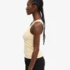 Bio-Ripp-Tanktop für Damen – Soft Yellow
