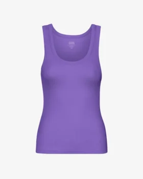Bio-Ripp-Tanktop für Damen – Ultraviolett