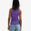 Bio-Ripp-Tanktop für Damen – Ultraviolett