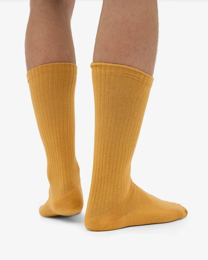 Bio-Socken – gebranntes Gelb
