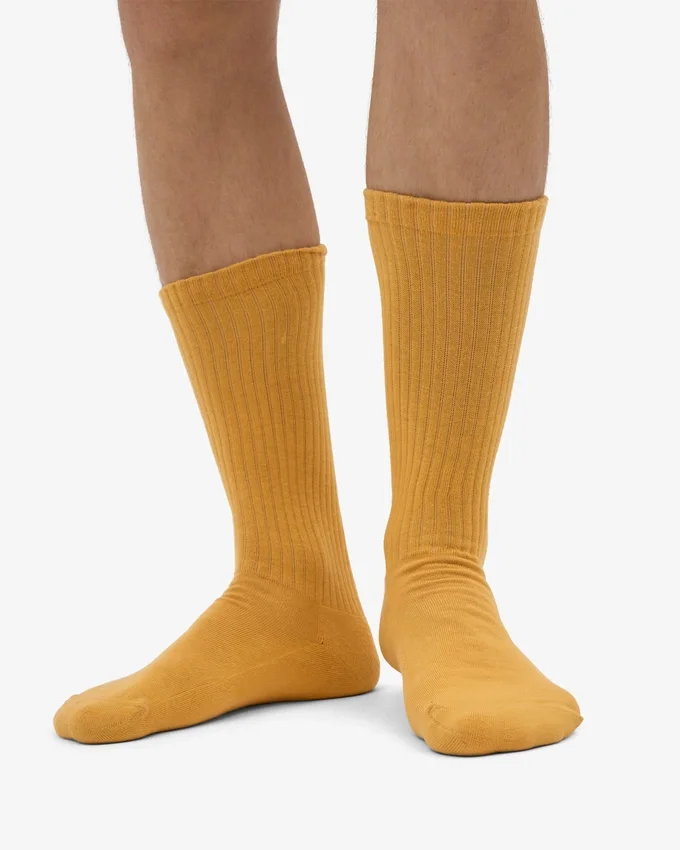 Bio-Socken – gebranntes Gelb