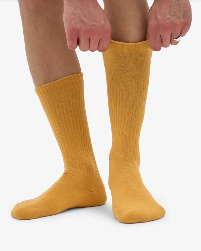 Bio-Socken – gebranntes Gelb