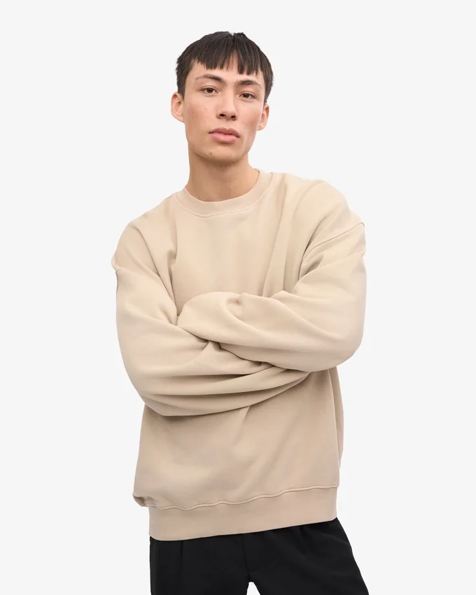 Bio-Socken im Oversize-Stil – Austerngrau