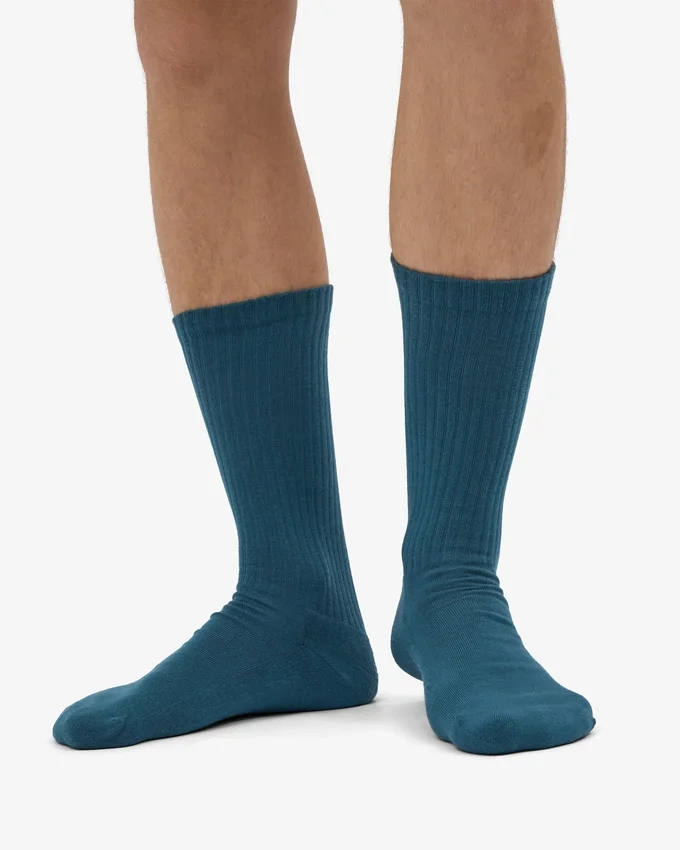 Bio-Socken – Ozeangrün