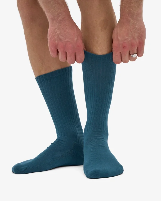 Bio-Socken – Ozeangrün