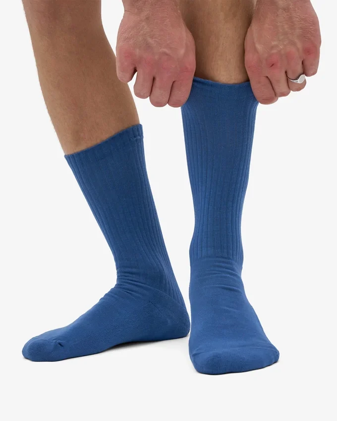 Bio-Socken – Petrolblau