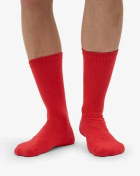 Bio-Socken – Red Tangerine