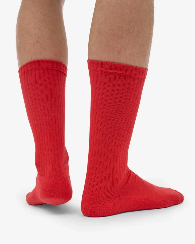 Bio-Socken – Red Tangerine