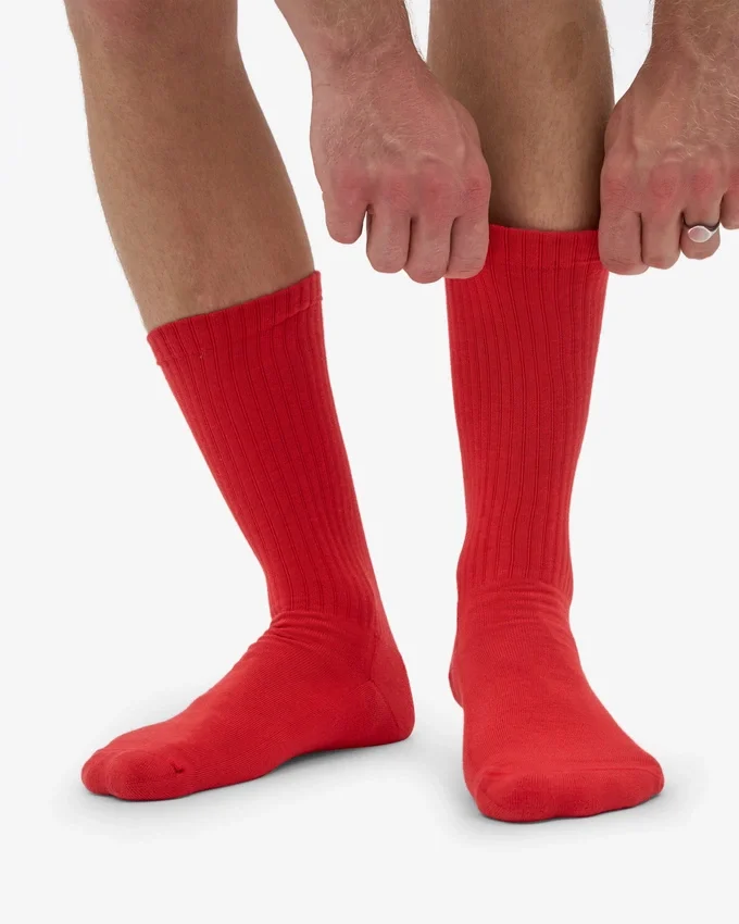 Bio-Socken – Red Tangerine