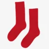 Bio-Socken – Scharlachrot