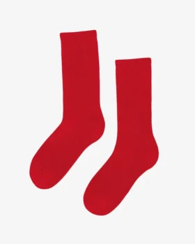 Bio-Socken – Scharlachrot