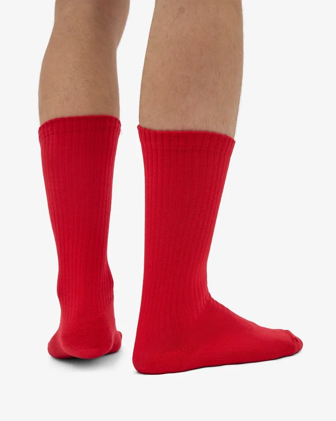 Bio-Socken – Scharlachrot