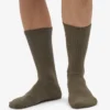 Bio-Socken – staubiges Oliv