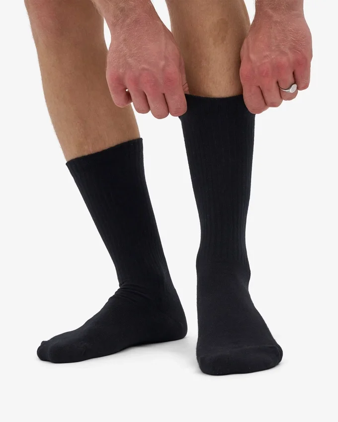 Bio-Sport-Socken – Deep Black
