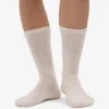 Bio-Sport-Socken – Elfenbeinweiß