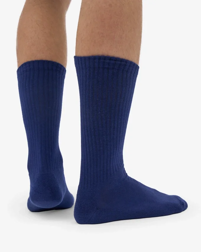 Bio-Sport-Socken – Marineblau