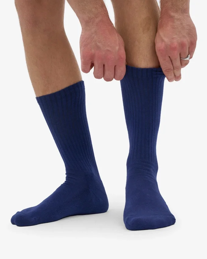 Bio-Sport-Socken – Marineblau