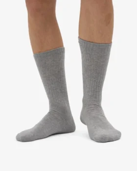 Bio-Sport-Socken – Meliert-Grau