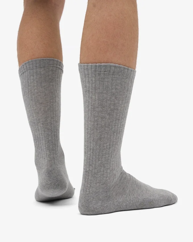 Bio-Sport-Socken – Meliert-Grau