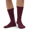Bio-Sport-Socken – Oxblood-Rot